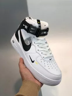 Air Jordan Shoes Sales Shop 41 Nike Air Force 1 Mid Utility White 804609-103 For Sale