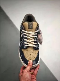 Air Jordan Shoes Sales Shop -Air Jordan Shoes Sales Shop Travis Scott x Nike SB Dunk Low Black Parachute Beige Petra Brown For Sale 1